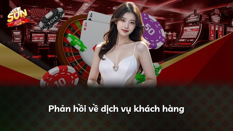 Phản hồi về dịch vụ khách hàng